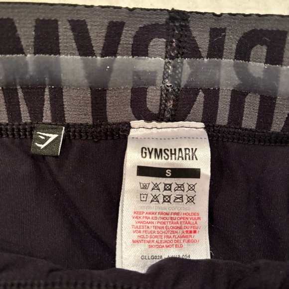 Gymshark Women's Leggings Black No Seam From Grip Waistband Size Small - Picture 7 of 11